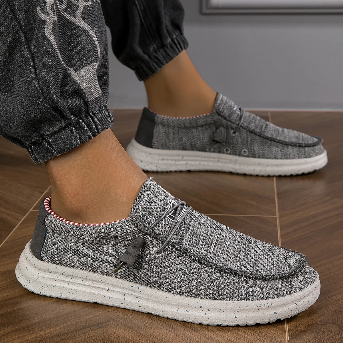 Men's Outdoor Casual Loafers Soft Bottom Lightweight Comfortable Driving Shoes for All Seasons Daily Wear And Morning Runs - Image 2