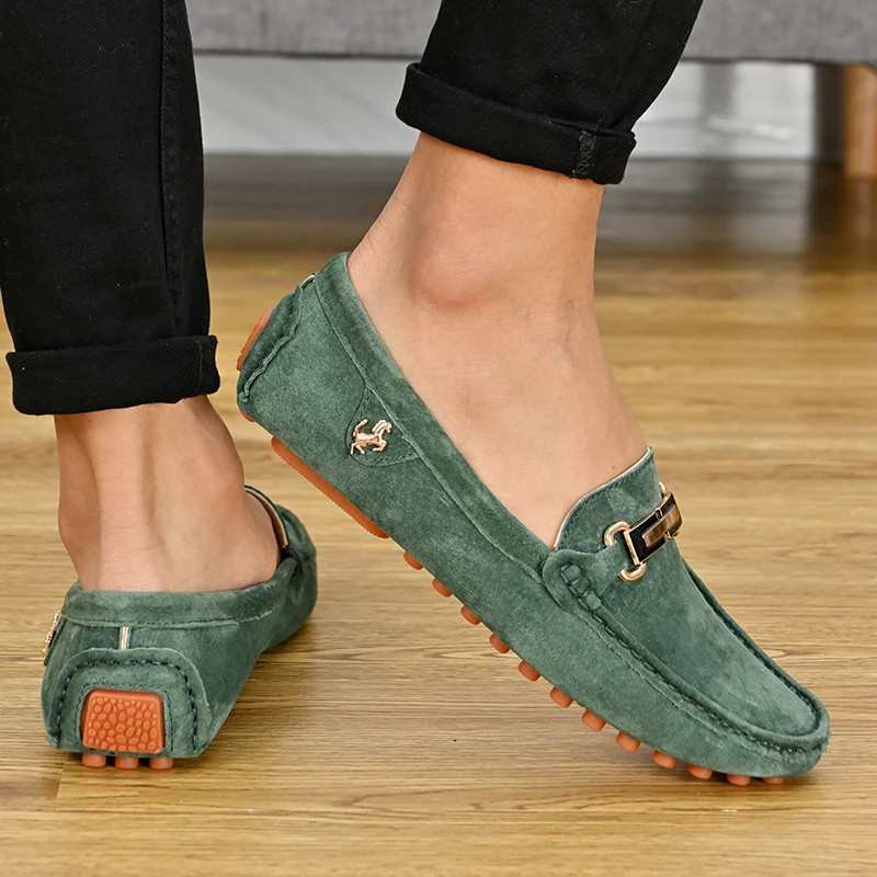 MAEDEF Size 48 Loafers Men Fashion Luxury Leisure Leather Loafers Shoes Slip on Soft Comfortable Non-slip Driving for Men - Image 3