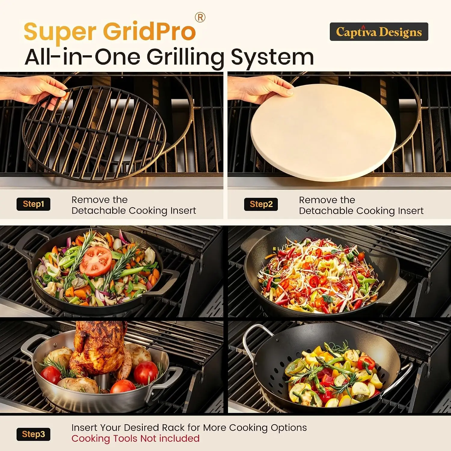 4 Burner Propane Gas BBQ Grills with Infrared Sear Burner, Custom - Image 4