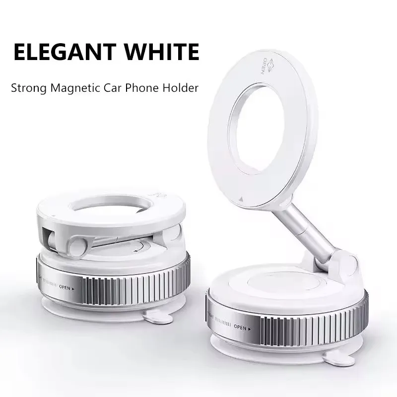 Strong Magnetic Car Phone Holder Foldable Magsafe Design 360° Adjustable Vacuum… - Image 10