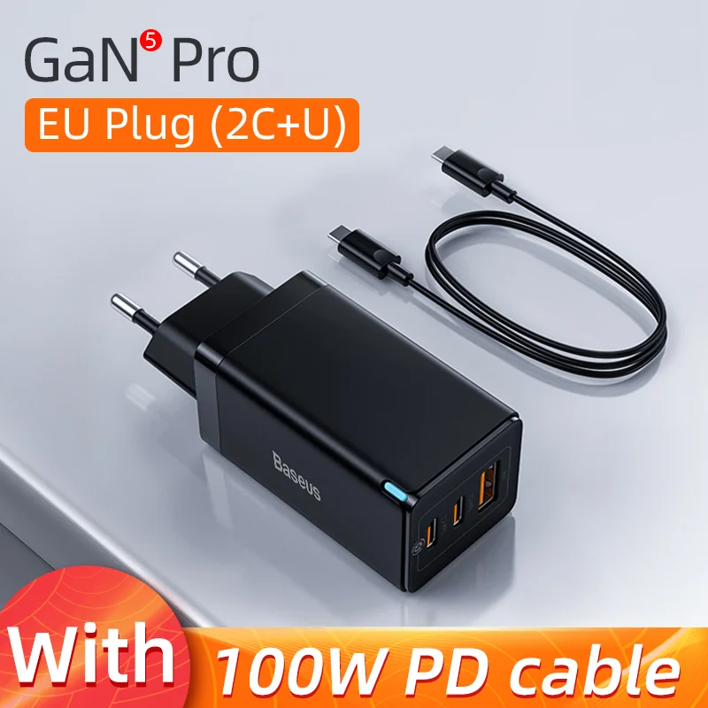 Baseus GaN 65W USB C Charger Quick Charge 4.0 3.0 QC4.0 QC PD3.0 PD USB-C Type C… - Image 10