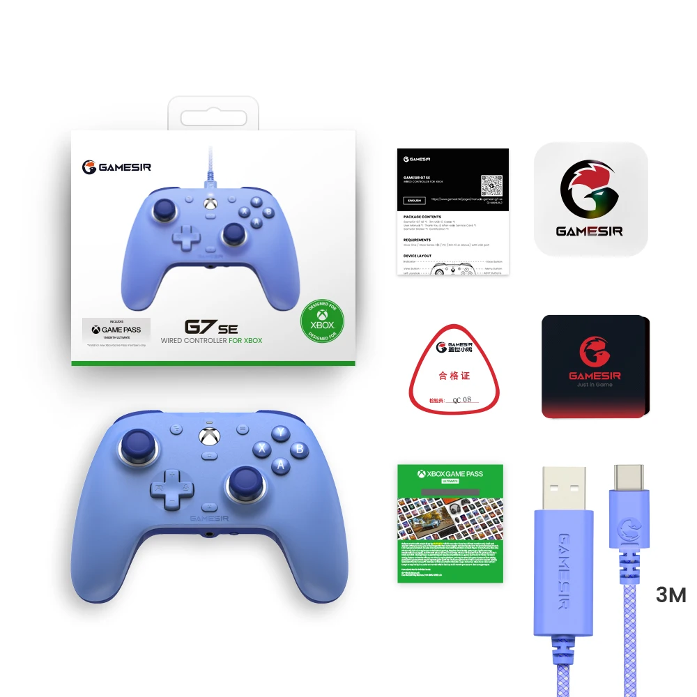 GameSir G7 SE Xbox Gaming Controller Wired Gamepad for Xbox Series X, Xbox Series S, Xbox One, with Hall Effect Joystick - Image 48