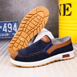 2025 Casual Shoes for Men Plus Size 48 Male Loafers Casual Comfortable Sneakers Slip On Leisure Shoes Lightweight Vintage Flats