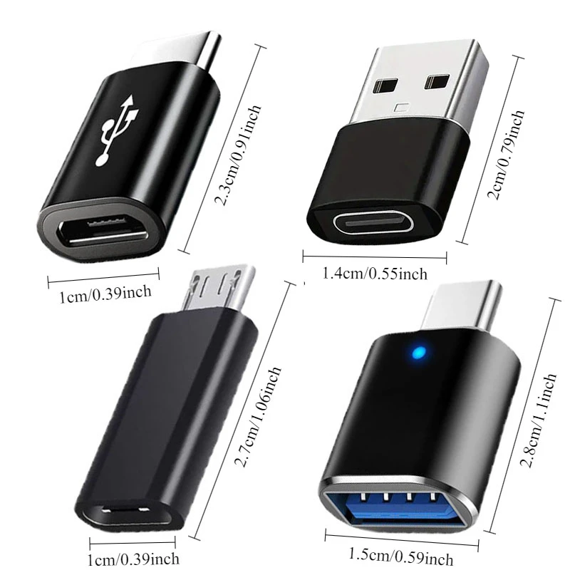 8-piece adapter set, usb female to Type-C male adapter, USB-C to usb converter… - Image 2