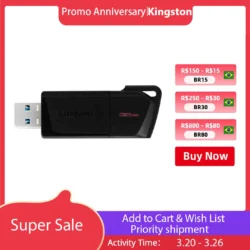 Kingston cle USB 3.0 Flash Disk 128GB 64GB 32GB Mini Key Pendrive Flash Drive…