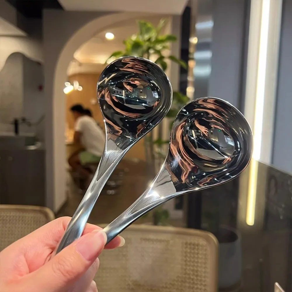 Cooking Utensils Stainless Steel Stainless Steel Spoon Thicken Long Handle Rice… - Image 3