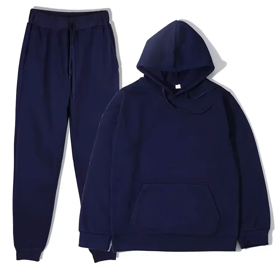 Winter Tracksuit Women Two Piece Set - Oversized Hoodie Sweatpants Solid Color… - Image 10