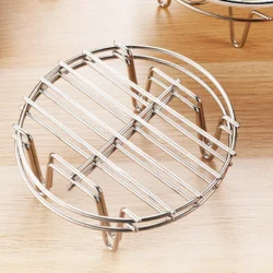 1Pieces Stainless Steel Cookware Steamer Rack Cooking Baking Pot Stand Airfryer…