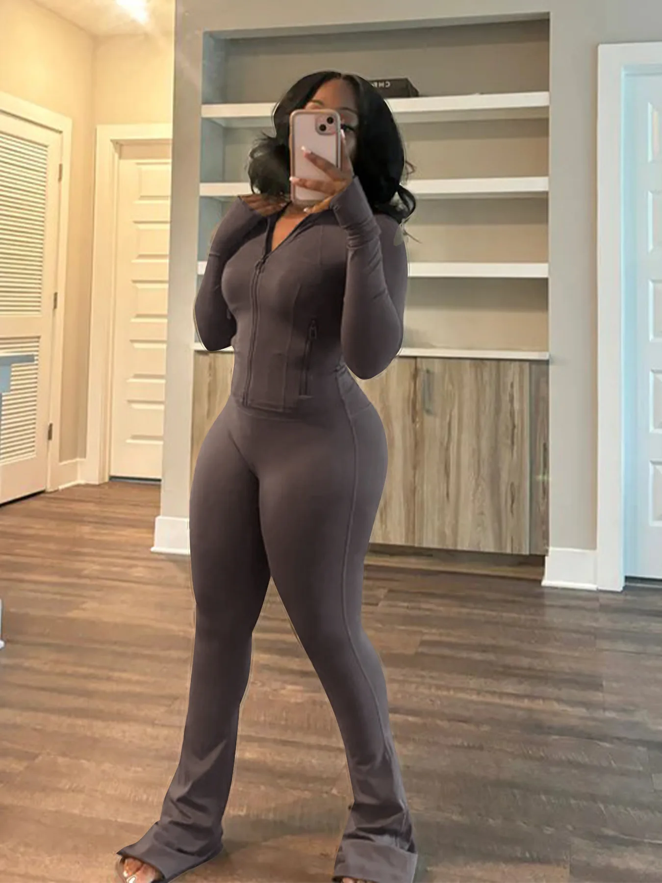 Streetwear Casual Tracksuit Sexy Women Two Pieces Club Matching Set High Street… - Image 28