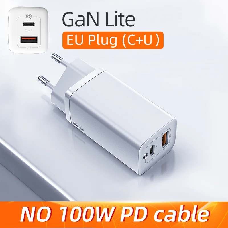 Baseus GaN 65W USB C Charger Quick Charge 4.0 3.0 QC4.0 QC PD3.0 PD USB-C Type C… - Image 9