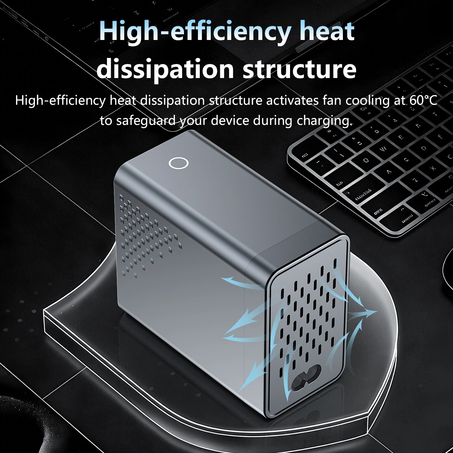 140W GaN 6 Ports PD3.1 Fast Charger Digital Display Multi Port USB C Charging… - Image 5