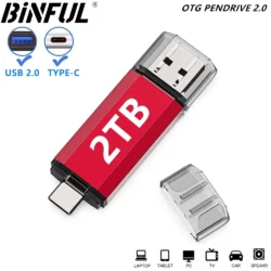 For iPhone TYPE-C OTG USB Flash Drive 256GB 512GB High Speed Phone Pen Drive with…