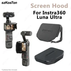 Screen Sun Hood for Insta360 Luna Ultra Foldable Gimbal Screen Protective Sunshade for Insta360 Luna Ultra Camera Accessories