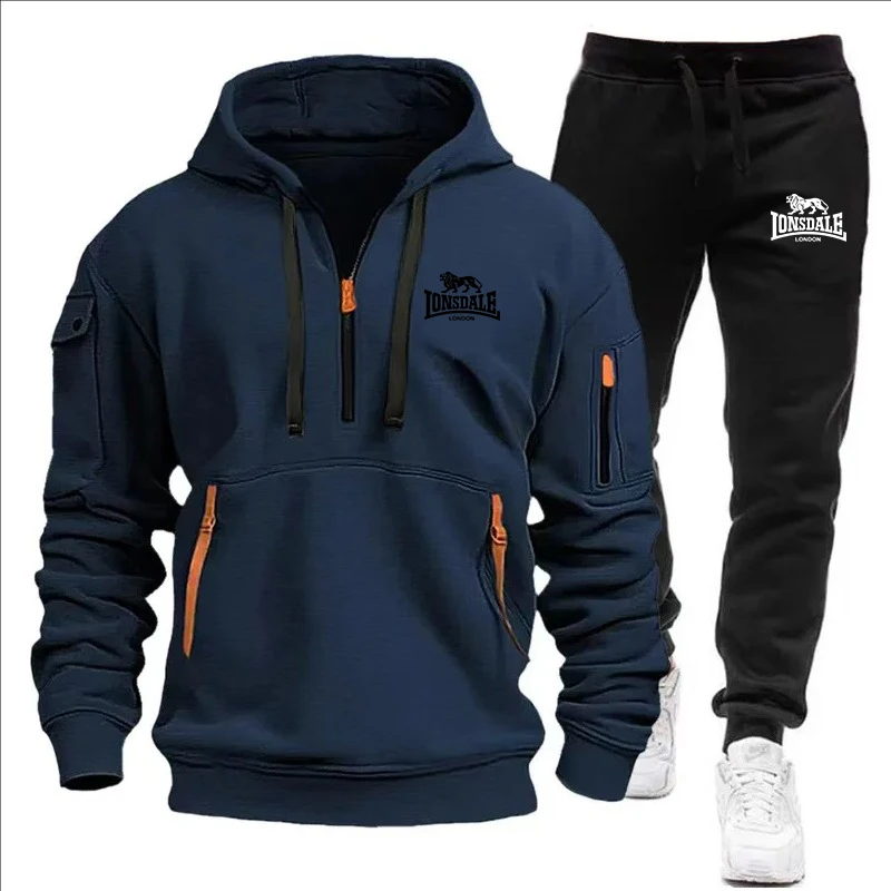 2024 Sports Tracksuit Jogging Men's Clothing Casual Sweatshirt Suit Sweatshirts… - Image 14