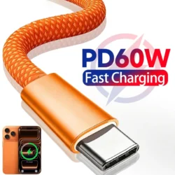Universal 60W PD Fast Charging USB C Data Cable For iPhone 17 16 Pro Max 17 Air…