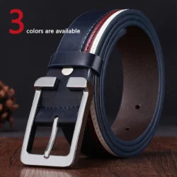 Men's High‑Quality Needle Buckle Belt, High‑End Business Style, Suitable For Daily Commuting, Leisure And Going Out