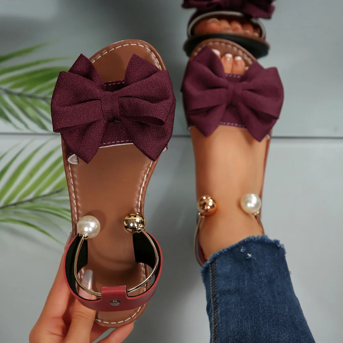 2026 New Summer Women Sandals Lightweight Comfortable Designer Shoes Women Flat… - Image 14