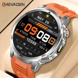 MEVADEN MD60 1.85-Inch Smartwatch – Bluetooth Calling & Flashlight