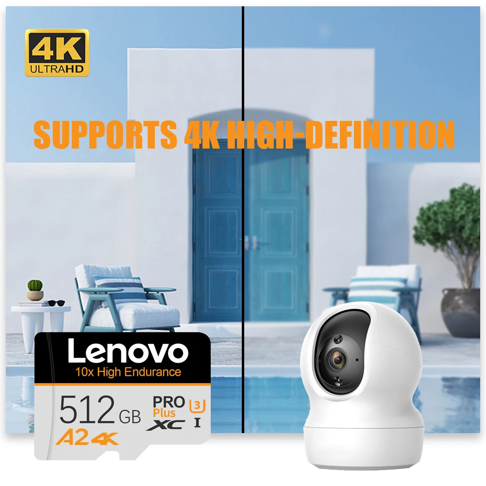 Lenovo High-Speed Micro SD Card 512GB 128GB 256GB 64GB A2 U3 4K SDXC Memory TF… - Image 6