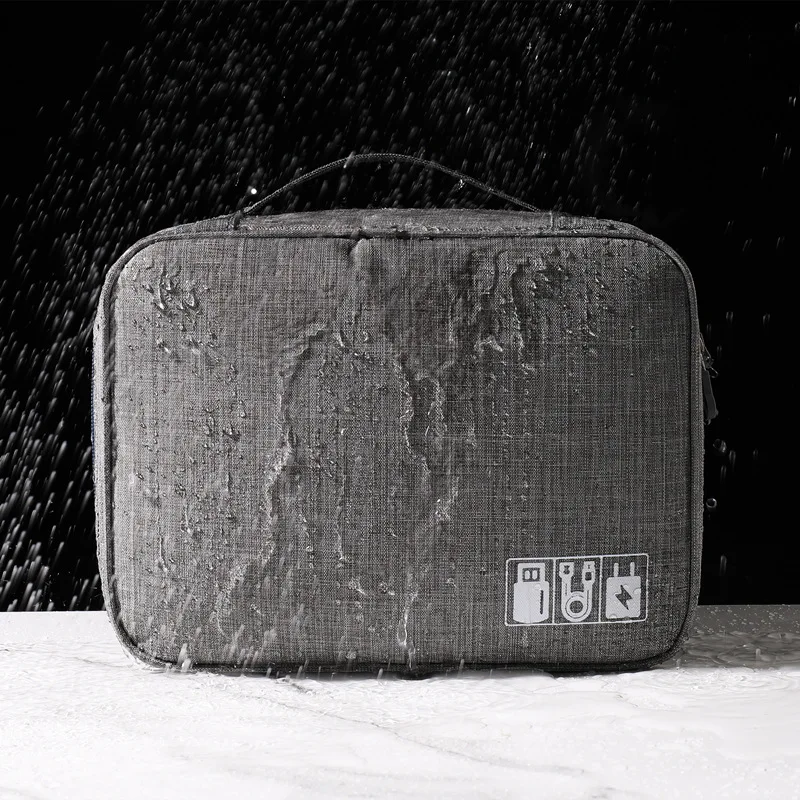 Cable Storage Bag Waterproof Digital Electronic Organizer Portable USB Data Line… - Image 6