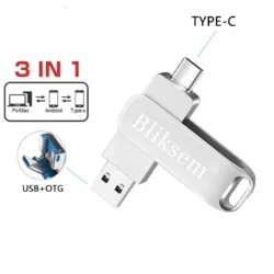 Bliksem TYPE-C Flash Drive OTG 32GB 64GB High Speed USB2.0 for Computer Cell Phone…