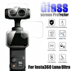 Tempered Glass for Insta360 Luna Ultra Screen Protector Anti-Scratch Lens Film Protective Cover for Insta Luna Ultra Accessories