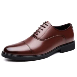 High Quality Men Genuine Leather Shoes Luxury Designer Oxford Shoes Male Business Office Brogue Dress Shoes for Men Wedding Shoe