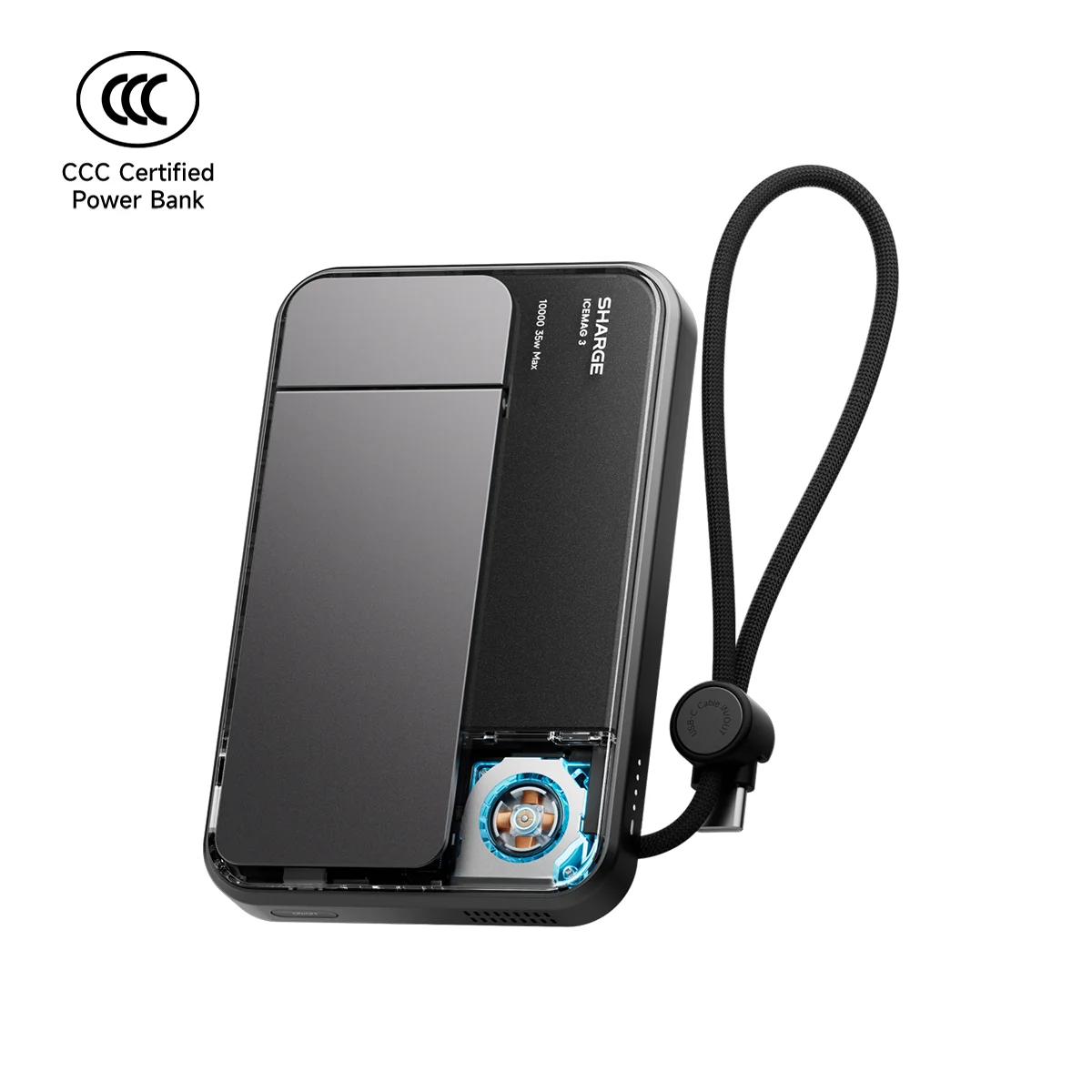 SHARGE 10000mAh Power Bank Qi2.2 25W MagSafe Magnetic Wireless Charger Built-in… - Image 8