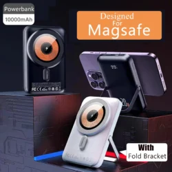 Travel 10000mAh Powerbank For Magsafe Wireless Charger Power Banks Fast Charge…