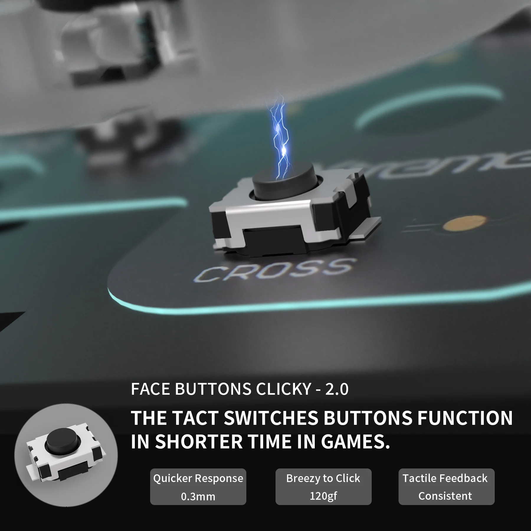 eXtremeRate Whole Clicky Kit for ps5 Controller BDM-030 Shoulder Face Dpad Buttons, Custom Micro Switch Clicky Kit Mouse Click - Image 14