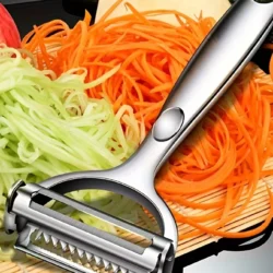 Kitchen Vegetable Peeler Stainless Steel Melon Planer Double-Head Peeler…