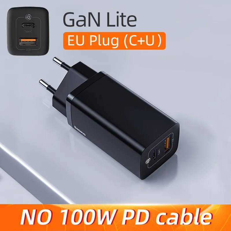 Baseus GaN 65W USB C Charger Quick Charge 4.0 3.0 QC4.0 QC PD3.0 PD USB-C Type C… - Image 7