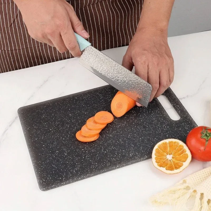 Marble Texture PP Cutting Board Antibacterial and Mildew Cutting Board Kitchen… - Image 3