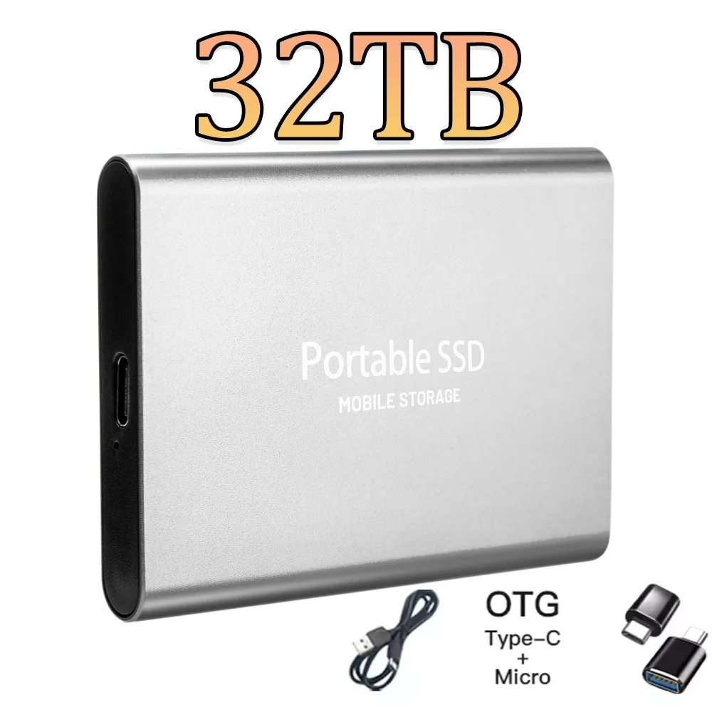 Universal Compatibility Portable SSD USB3.1 Type-C External Hard Drive Works With… - Image 12