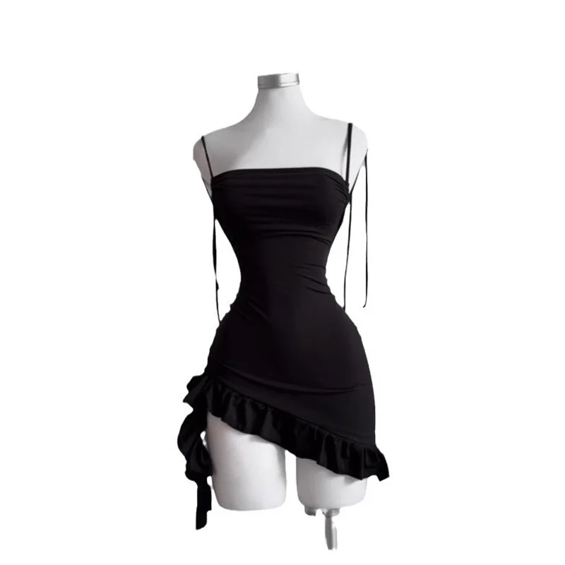 2025 Sexy Sleelveless Backless Mini Dress Women Summer Europe America Lace Up… - Image 5