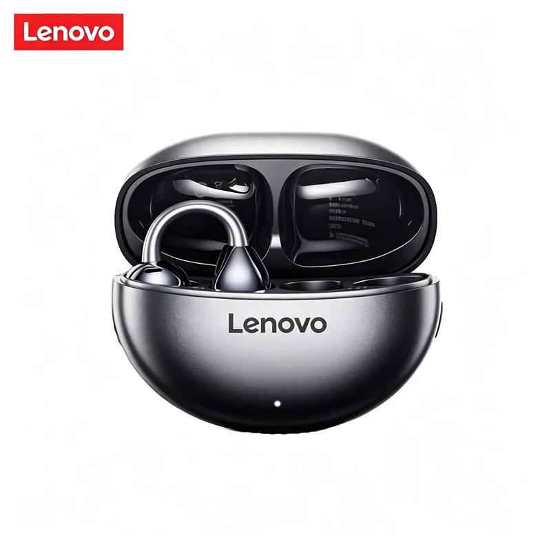 TA410 Lenovo Ear Clip Headphones Built-in Microphone Wireless Headphones Ear… - Image 8