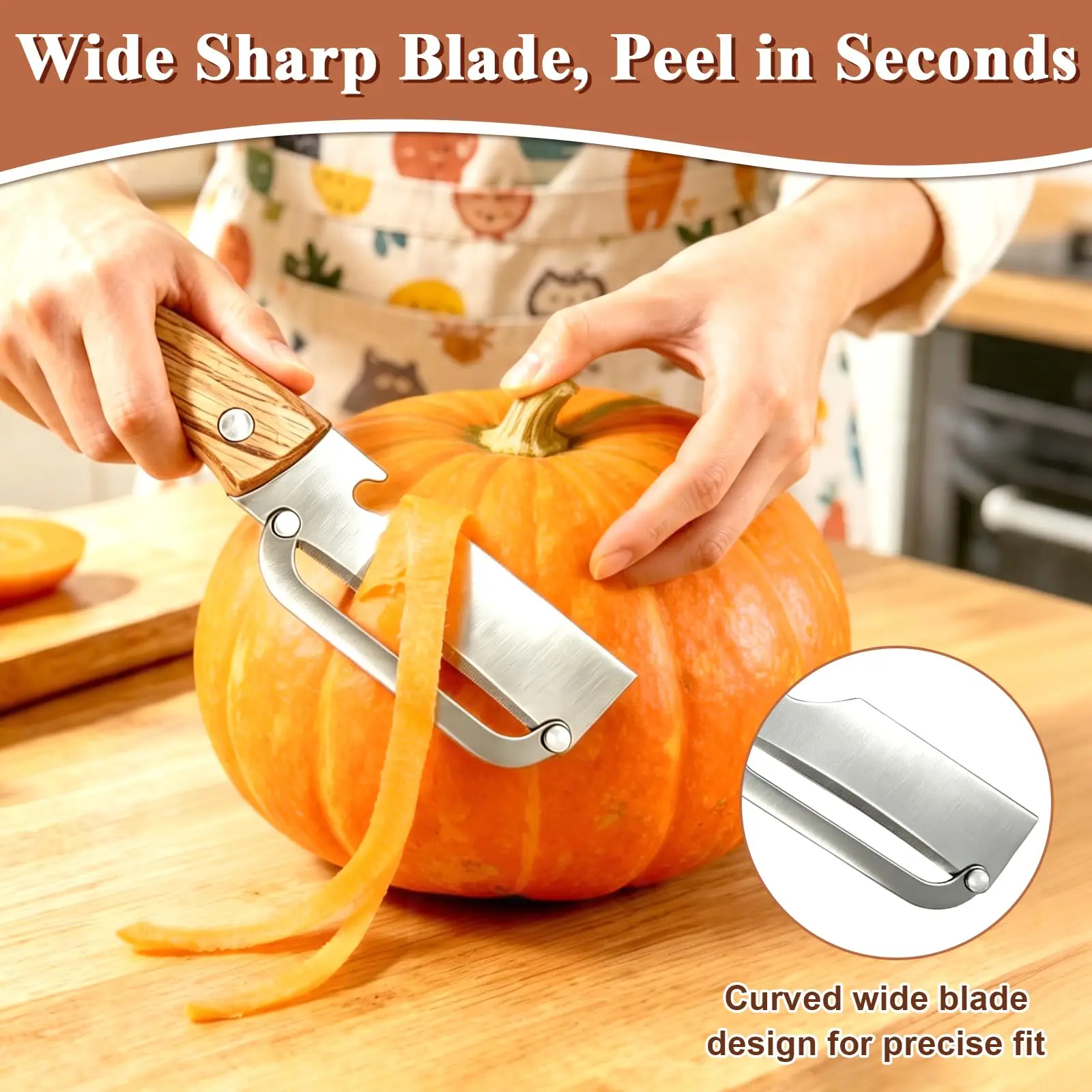 Multi Functional Vegetable Peeler Stainless Steel - Image 5