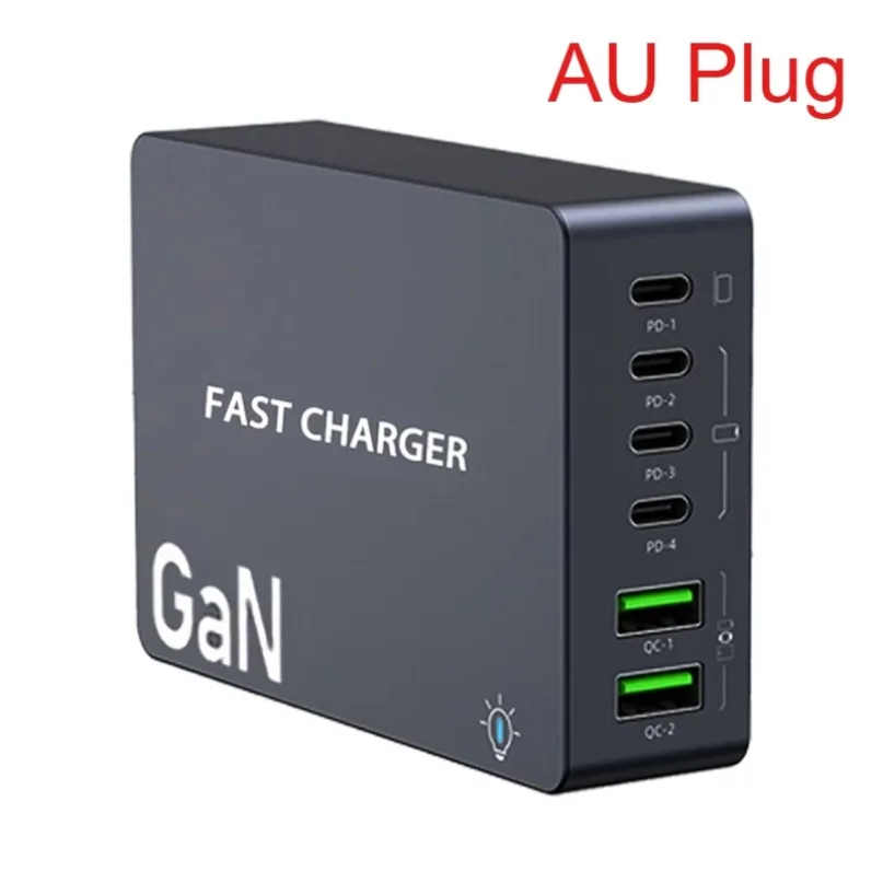 990W GaN Quick Charger 4 USB C 2 USB A Desktop Multi Port Socket Connector… - Image 7