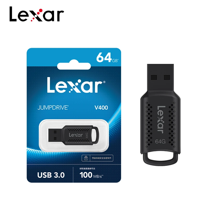 Original Lexar JumpDrive V400 USB 3.2 Stick 32GB 64GB 128GB 256GB USB Pen Drive… - Image 3