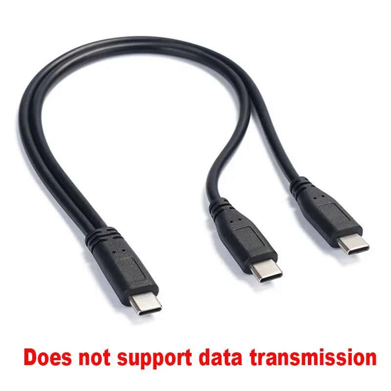 USB C Cable Splitter Type C 1 to 2 Extension Cable Wire for PC Phone Tablet 15W 3A… - Image 8