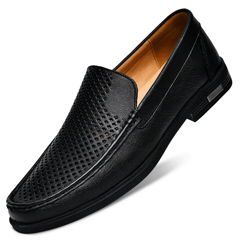 Genuine Leather Men's Shoes Classics Business Dress Shoes Moccasins Slip on Loafers Driving Shoes for Men Casual Shoe Big SIze48 - Image 12