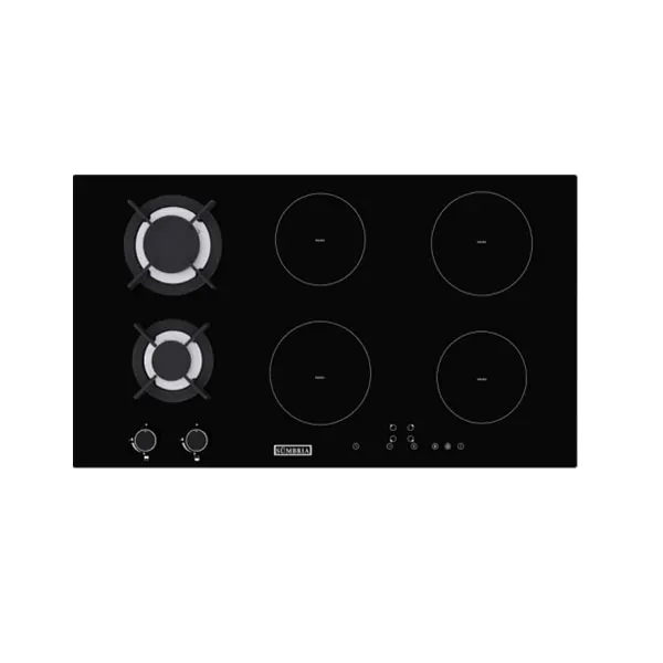 Cooking utensils Countertops Built-in 6 burners Mixed stove Stove Rack 2 Gas 4… - Image 4