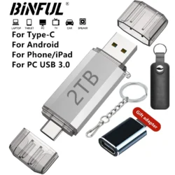 For iPhone USB Flash Drive USB 3.0 Type C Fast For IOS ipad 32GB 256GB Pendrive…