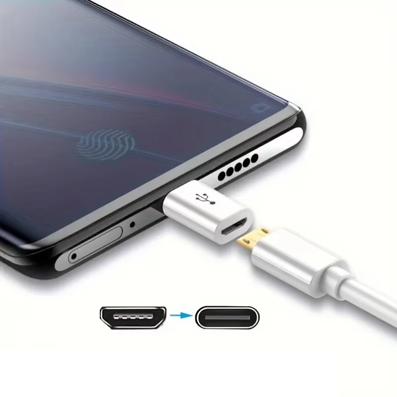 8pcs Set of USB-C to USB Adapters, Micro USB to Type-C, Type-C Male to USB Female… - Image 3