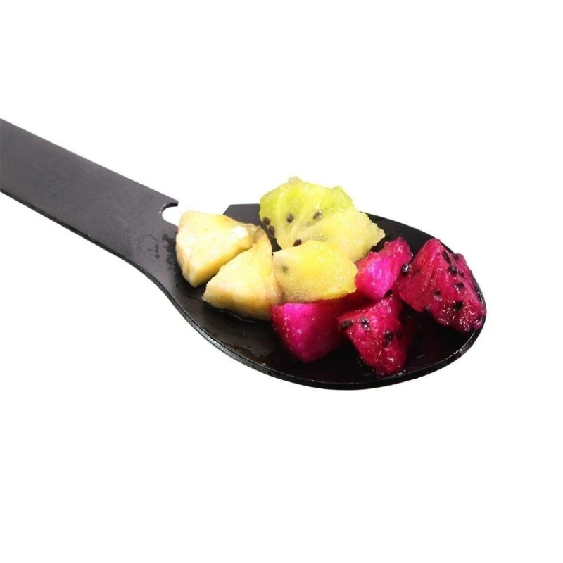 5-in-1 Multifunctional Utensils Cutlery Stainless Steel Camping Fork Knife Spoon… - Image 5