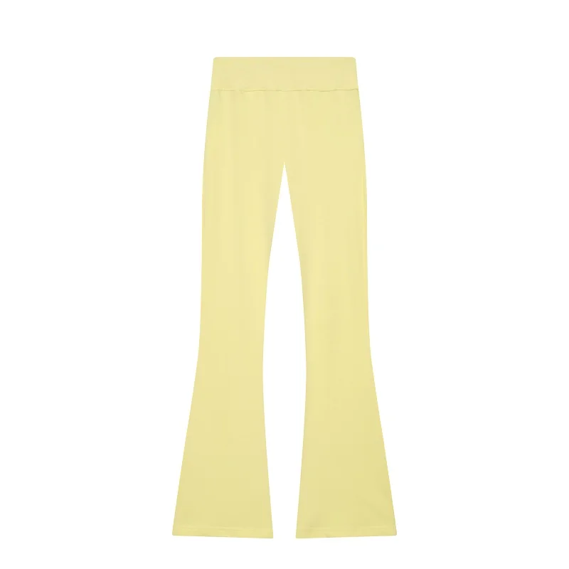 HXAO Flared Pants Sweatshirt Set 2 Piece Set Cropped Long Sleeve Top Tight Bootcut… - Image 4