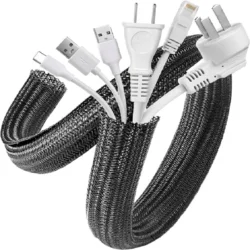 1M 3M 5M Braided Cable Sleeve PET Nylon Wrapping Cable Casing Cable Sleeves Wire…