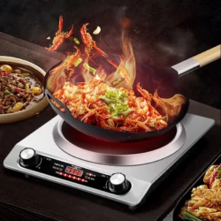 Concave induction cooker 4500W household high power fierce fire cooking pot…