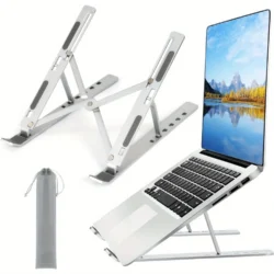 6‑Level Adjustable Laptop Stand - Foldable & Portable Design
