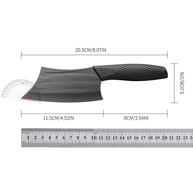 Professional kitchen stainless steel kitchen knives, household chef knives, meat… - Image 6